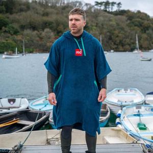 Пончо-полотенце для переодевания на пляже  RED ORIGINAL LUXURY CHANGE ROBE хлопок