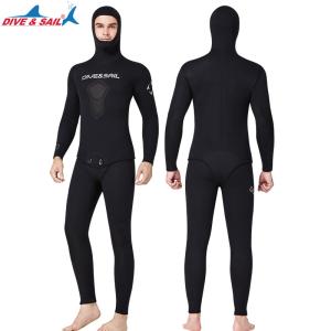 Гидрокостюм неопреновый 5мм Dive&Sail D547001M открытая пора